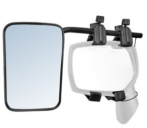 Miroir de remorquage universel à clipser avec homologation E MARK pour caravane, <span class=keywords><strong>camping</strong></span>-<span class=keywords><strong>car</strong></span>, remorque, miroir <span class=keywords><strong>rétroviseur</strong></span> extensible de sécurité réglable LJM001 - Product Image 1