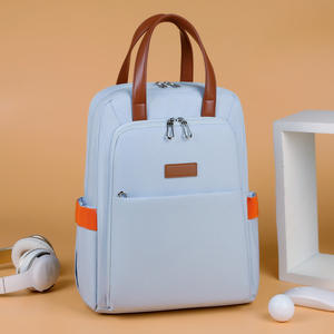 Sac à dos d'ordinateur portable personnalisé pour lycéens, imperméable, avec port USB, sac de voyage professionnel, doublure en polyester, filet, étudiants - Product Image 2