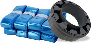 Recharges de seau à couches <span class=keywords><strong>Angelcare</strong></span> Geni personnalisables de 4.5m avec barrière contre les odeurs Fournitures solides Sacs de <span class=keywords><strong>recharge</strong></span> de couches pour bébé - Product Image 4