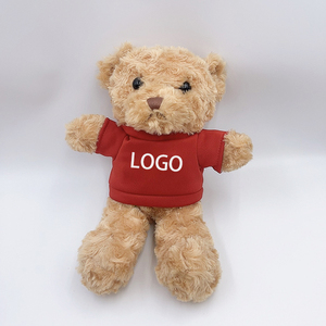 <span class=keywords><strong>Precio</strong></span> barato Juguete de peluche promocional Último diseño Doctor Teddy Bear Con logotipo en la camiseta - Product Image 1