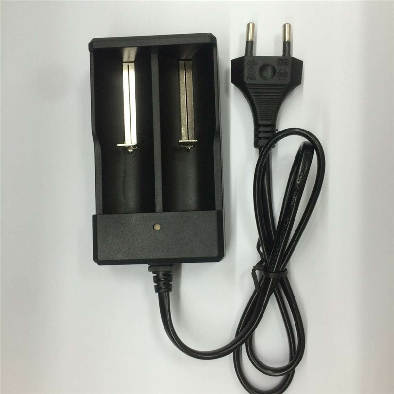 18650 Battery Charger with Dual Slots, Smart Fast Charge, Overcurrent  Protection - US/EU Plug for Li-ion Rechargeable Batteries