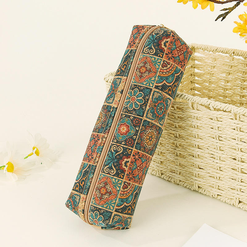 Naranja rejilla caja de lápices de gran tamaño 22cm