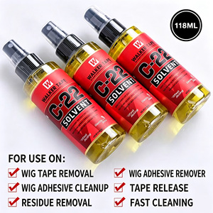 Vente en gros – <span class=keywords><strong>Spray</strong></span> dissolvant de solvant C-22 de 118 ml, facile à nettoyer, pour peaux sensibles, idéal pour la colle à la kératine et les bandes de perruque - Product Image 5