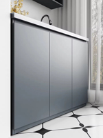 Évier de balcon intégré en céramique étanche IPX7 en acier inoxydable 304 moderne avec robinet, personnalisable