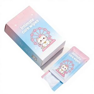 Lingettes de nettoyage féminines portables indépendantes, non tissées, soins des parties intimes des femmes, douces, <span class=keywords><strong>prix</strong></span> de gros d'usine - Product Image 1