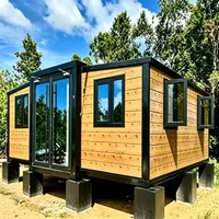 Villa conteneur personnalisable, détachable et extensible, à montage rapide, maison préfabriquée pliable, abordable, cabane résidentielle modulaire extérieure