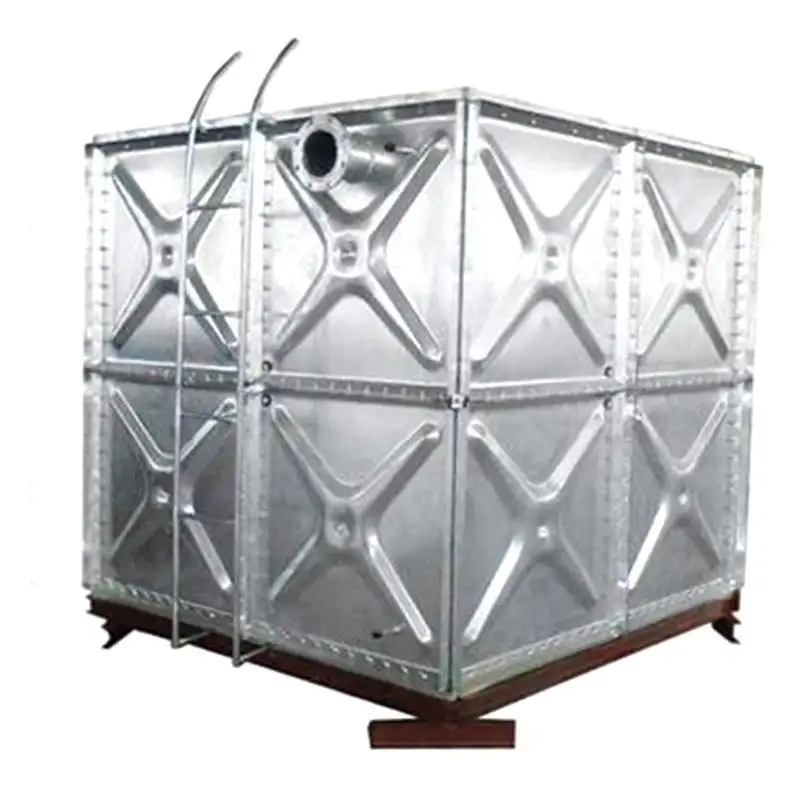 Serbatoio di stoccaggio dell'acqua in acciaio zincato ondulato modulare con capacità personalizzata