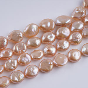 11-13mm White Rectangular Baroque Freshwater Pearls Loose <b>Beads</b> for DIY Pearl Jewelry <b>Bracelet</b> - Product Image 2