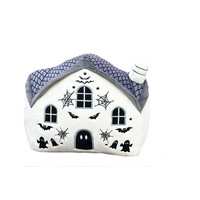 Coussin décoratif en peluche pour la maison hantée d'Halloween, motif flocon de neige et bonbons, nouveau style transfrontalier pour canapé