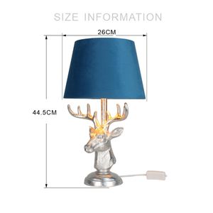 Reindeer Table <strong>Lamp</strong> Animal <strong>Lamps</strong> Home Decor for Living Room Bedroom Desk <strong>Lamp</strong> Decorative Lighting Indoor Desk <strong>Lamp</strong> Deer Silver - Product Image 6