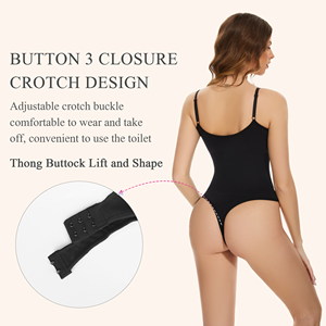 Faja colombiana moldeadora <span class=keywords><strong>de</strong></span> cintura y cadera para mujer, tipo mono/bodysuit - Product Image 3