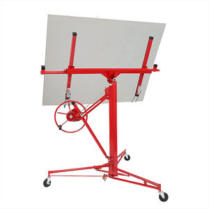 Ascenseur de panneau de cloison sèche de gypse à roues de <span class=keywords><strong>prix</strong></span> bon marché 150 LBS/68KG 11 ''palan de levage de panneau de cloison sèche de Sheetrock - Product Image 1