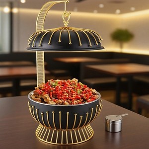 Calentador de Alimentos de Acero Inoxidable de Alta Gama de 8L para Cestas de Regalo <span class=keywords><strong>Gourmet</strong></span> y Presentación Culinaria Profesional - Product Image 1