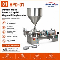 Machine de remplissage pneumatique à double buse pour pâtes et liquides 25-1000 ml – Remplisseuse pour onguents, émulsions et liquides visqueux