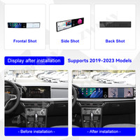 Autoradio Android 14 ZWNAV 12.3+12.3 pouces pour Volkswagen T-Cross 2019-2021, DSP Carplay, stéréo GPS, multimédia vidéo, Carplay sans fil