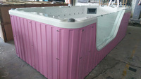 Baby spa shop — baignoire acrylique rose pour enfants, bain à bulles thermostatique, grande piscine pour bébé, baignoire de spa à tourbillon, nouvelle collection
