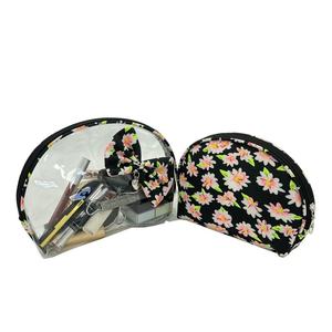 PVC Women's Travel <b>Bag</b> Fashionable <b>Waterproof</b> Cosmetics <b>Bag</b> with Pastoral Design Convenient for Daily Use Going - Product Image 3