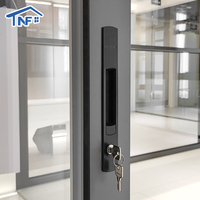 Usine moderne de portes coulissantes en aluminium AS2047 NFRC vente en gros de verre coulissant pour balcon extérieur insonorisé résistant aux chocs