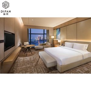 Ensemble de meubles de chambre d'hôtel commercial 4 <span class=keywords><strong>étoiles</strong></span> lit king de luxe meubles de chambre à coucher - Product Image 3