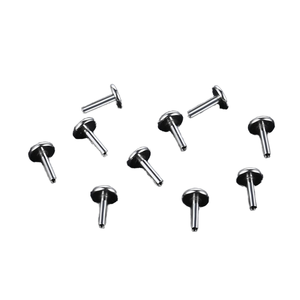 CRYSPURE Nuevo y Popular <span class=keywords><strong>Piercing</strong></span> Labret de Titanio G23 ASTM F136 con Rosca Interna para Labio, para Mujeres y Hombres, Joyería para <span class=keywords><strong>Piercing</strong></span> Corporal DIY, Venta al por Mayor - Product Image 2