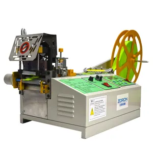 hot and cold fabric tape nylon ribbon tape cutting machine electric ribbon cutter automatic cutting machine