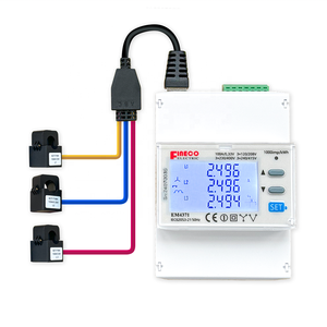 Fineco EM4371 0.33V Modbus Three Phase Digital Energy Meter Cl.1 Accuracy for <b>Solar</b> <b>System</b> With Rogowski Coil EM4371 0.33V Three - Product Image 4