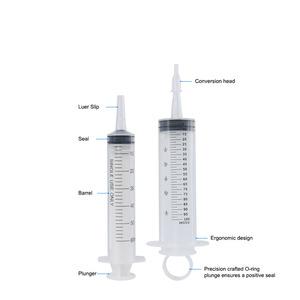 注射器歯科用クリーニング50ml 60ml 100ml 150mlプラスチック経口使い捨てフラッシュ - Product Image 5
