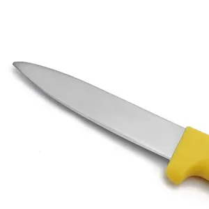 Cuchillo de Cocina Multiusos de Acero Inoxidable con Hoja Fija de 3.5 Pulgadas, Mango de Plástico, Acabado Pulido, Ambidiestro - Product Image 3