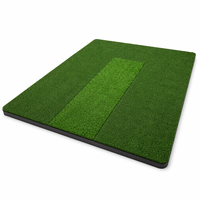 Tapis de frappe de golf 3D d'hiver avec inserts remplaçables, simulateur de frappe, tapis d'entraînement intérieur, base en EVA résistante au feu