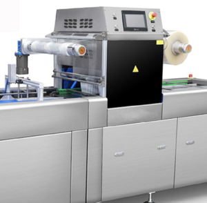 DQ630AT-VS 7KW Full Automatic Electric Skin Vegetable Glass Film Vacuum Packaging Food Tray Sealing Vacuum Sealer Machine - Product Image 3