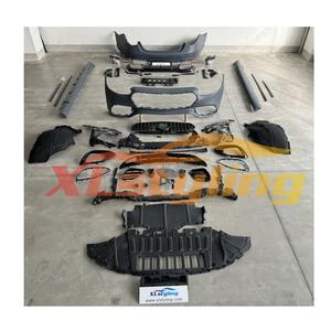 Kit de carrosserie de mise à niveau XLstyling Facelift pour <span class=keywords><strong>Mercedes</strong></span> Benz W223 2021 + S63 Bodykit noir brillant pour pare-chocs de voiture normal W223 - Product Image 1
