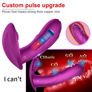 Mainan seksi 10 kecepatan <span class=keywords><strong>remote</strong></span> <span class=keywords><strong>control</strong></span> <span class=keywords><strong>vibrator</strong></span> disesuaikan mainan seks dewasa kepala ganda dapat dipakai getaran anti <span class=keywords><strong>vibrator</strong></span> - Product Image 4
