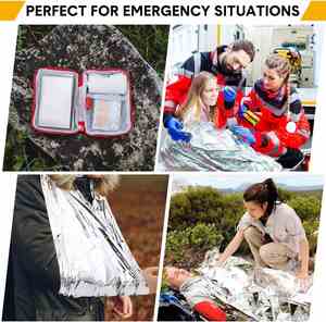Manta de Emergencia de Aluminio para Supervivencia en la Naturaleza, Venta al Por Mayor de Fábrica, con Logotipo Personalizado - Product Image 3