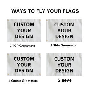 Рекламные флаги для футбольных команд с индивидуальной печатью, 3x5 футов, двусторонние, водонепроницаемые, из полиэстера, с флагштоком из стекловолокна для бизнеса - Product Image 2