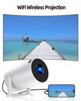 Projecteur LED sans fil WiFi Yinzam HY200 1080p avec batterie externe 5V 2A – Offre promotionnelle pour vidéoprojecteur de voyage