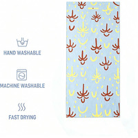 Serviette de yoga gaufrée en microfibre écologique, ultra-absorbante et à séchage rapide, personnalisable, antidérapante, avec poche – Vente en gros