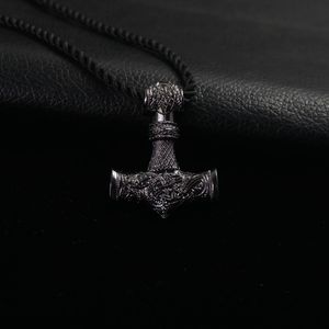 Collier pour homme, style viking nordique, marteau de Thor Mjolnir, bijoux scandinaves - Product Image 2