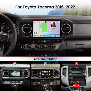 Radio de Coche Android Dasaita 2 Din con GPS, Audio Multimedia, Pantalla Táctil, Unidad Principal, Compatible con Carplay Inalámbrico para Toyota Tacoma 2016-2022 - Product Image 2