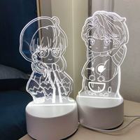 Lampe de nuit 3D personnalisée avec photo, lampe de table USB DIY, logo personnalisé, lampe de nuit en acrylique pour mariage, Noël, anniversaire, cadeau de fête