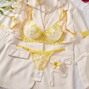 ชุดเซ็ตกางเกงชั้นในสุดเซ็กซี่สำหรับผู้หญิงชุดลูกไม้ที่มีคุณภาพสูงสวมใส่สบาย - Product Image 4