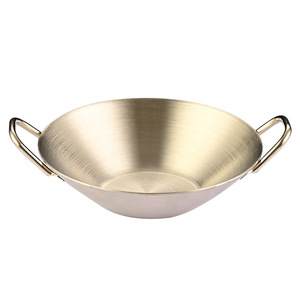 Plato para condimentos de acero inoxidable 304 con asas, plato redondo para salsa de soja para uso en fiestas y comida. - Product Image 2