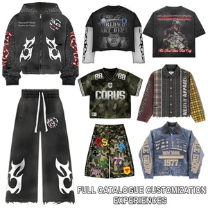 Felpa con Cappuccio Nera Oversize Unisex con Zip e Logo Personalizzato, Stile Y2K con Strass, Effetto Invecchiato, Streetwear, Lavaggio Acido, Produttore - Product Image 2