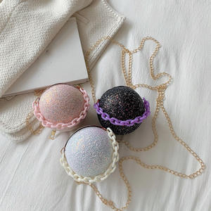 2023 Mode Mädchen Geldbörsen Günstige Mode Luxus Frauen Party Hochzeit Handtaschen Diamant Runde Taschen - Product Image 1