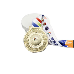 Oro Plata Bronce Aleación de zinc Metal Medalla deportiva Jiu Jitsu Judo <span class=keywords><strong>Kung</strong></span> <span class=keywords><strong>Fu</strong></span> Karate Taekwondo Medalla - Product Image 3