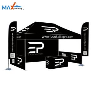 เต็นท์ทรงจั่วสำหรับงานอุตสาหกรรมและพาณิชย์ ขนาด 10x20 เมตร (3x6 เมตร) พร้อมผนังด้านข้าง สำหรับตลาดยุโรป เหมาะสำหรับงานแสดงสินค้า เต็นท์พับเก็บได้สำหรับใช้งานกลางแจ้ง - Product Image 1