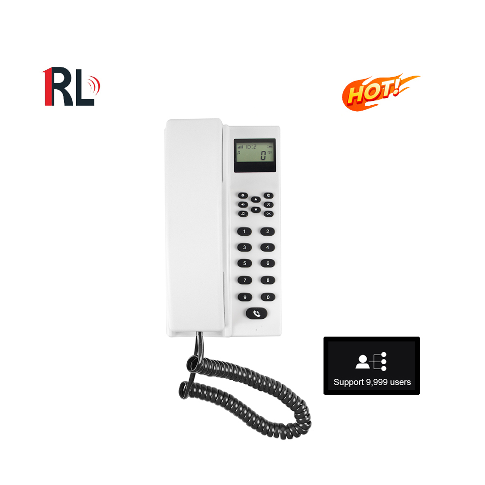 Wireless Audio Intercom System, Zero Distance Communication, Hands-Бесплатная Intercom, LCD Screen Display, при помощи сенсорного экрана с 433MHz, Hot Sale