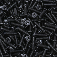 M8 Countersunk Screw Black Fine Thread Flat Point Grub Timber Countersunk Screw 75mm