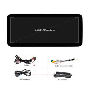 Navi Radio Touch Screen Android da 12.3" con Snapdragon 665, 8 Core, Android 14 e Carplay Auto per Mercedes-Benz Classe A, C, <span class=keywords><strong>V</strong></span>, X, AMG GT, W205, W176, GLC - Product Image 6