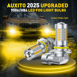 Auxito หลอดไฟ LED 9006/HB4สีทองสีเหลืองตัดหมอกโคมไฟวิ่งกลางวันหลอดไฟ LED 790lm DRL 3000K - Product Image 3