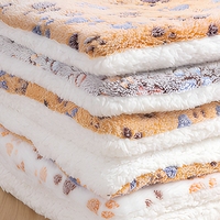 Hiver chaud couverture animal tapis animal antidrapant empreinte patte rectangle chat tapis chien interieur grand